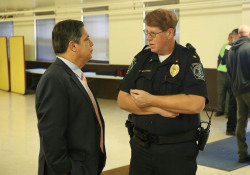 October 10, 2019: Mon Valley police departments come together for active shooter training, coordinated by the Turtle Valley Council of Governments.