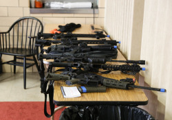 October 10, 2019: Mon Valley police departments come together for active shooter training, coordinated by the Turtle Valley Council of Governments.