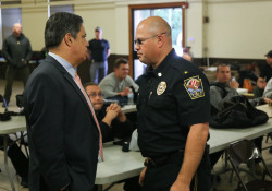 October 10, 2019: Mon Valley police departments come together for active shooter training, coordinated by the Turtle Valley Council of Governments.