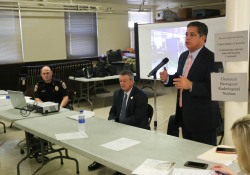 October 10, 2019: Mon Valley police departments come together for active shooter training, coordinated by the Turtle Valley Council of Governments.