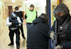 October 10, 2019: Mon Valley police departments come together for active shooter training, coordinated by the Turtle Valley Council of Governments.