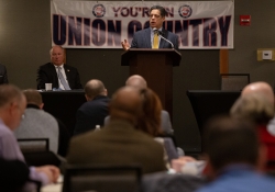 January 29, 2019: Senator Jay Costa speaks at AFL-CIO annual legislative conference.