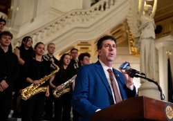 April 26, 2023 − Members of the Pennsylvania Legislative Arts and Culture Caucus gathered in the Capitol Rotunda to celebrate “Arts Advocacy Day” along with Citizens for the Arts in Pennsylvania, a nonprofit advocacy group.