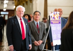 April 26, 2023 − Members of the Pennsylvania Legislative Arts and Culture Caucus gathered in the Capitol Rotunda to celebrate “Arts Advocacy Day” along with Citizens for the Arts in Pennsylvania, a nonprofit advocacy group.