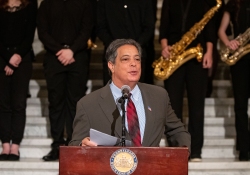 April 26, 2023 − Members of the Pennsylvania Legislative Arts and Culture Caucus gathered in the Capitol Rotunda to celebrate “Arts Advocacy Day” along with Citizens for the Arts in Pennsylvania, a nonprofit advocacy group.