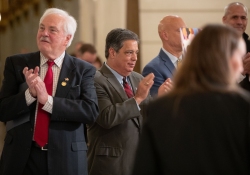 April 26, 2023 − Members of the Pennsylvania Legislative Arts and Culture Caucus gathered in the Capitol Rotunda to celebrate “Arts Advocacy Day” along with Citizens for the Arts in Pennsylvania, a nonprofit advocacy group.