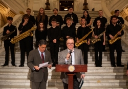 April 26, 2023 − Members of the Pennsylvania Legislative Arts and Culture Caucus gathered in the Capitol Rotunda to celebrate “Arts Advocacy Day” along with Citizens for the Arts in Pennsylvania, a nonprofit advocacy group.