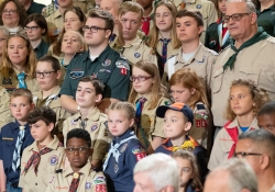June 11, 2019: Senator Costa during Boy Scouts Report to the Commonwealth. Boy Scouts present a report on scouting in the Commonwealth to Governor Wolf and Senate and House Leaders.