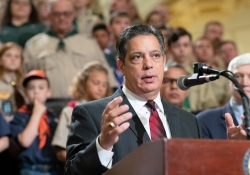 June 11, 2019: Senator Costa during Boy Scouts Report to the Commonwealth. Boy Scouts present a report on scouting in the Commonwealth to Governor Wolf and Senate and House Leaders.