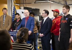 February 27, 2024: Sens. Costa, Fontana, and Brewster, all graduates of Community College of Allegheny County, joined Gov. Josh Shapiro today at CCAC’s new, $43 million Center for Education, Innovation, and Training on Pittsburgh’s North Shore to talk about the governor’s plan to reinvest in and reshape postsecondary education in the commonwealth.