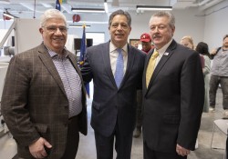 February 27, 2024: Sens. Costa, Fontana, and Brewster, all graduates of Community College of Allegheny County, joined Gov. Josh Shapiro today at CCAC’s new, $43 million Center for Education, Innovation, and Training on Pittsburgh’s North Shore to talk about the governor’s plan to reinvest in and reshape postsecondary education in the commonwealth.