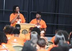 July 13, 2023: Senator Costa attends the YES (Youth Enrichment Services) Out of Chaos Symposium to share his commitment to bright, peaceful futures for every young person who calls Allegheny County home.