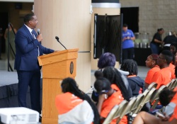 July 13, 2023: Senator Costa attends the YES (Youth Enrichment Services) Out of Chaos Symposium to share his commitment to bright, peaceful futures for every young person who calls Allegheny County home.