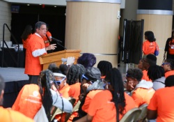 July 13, 2023: Senator Costa attends the YES (Youth Enrichment Services) Out of Chaos Symposium to share his commitment to bright, peaceful futures for every young person who calls Allegheny County home.