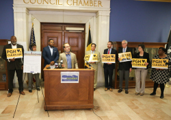 August 28, 2019: Sen. Costa joined area elected officials and PennEnvironment Research and Policy Center representatives to call for clean air initiatives.
