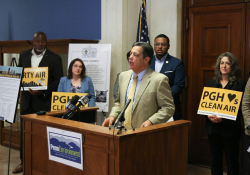 August 28, 2019: Sen. Costa joined area elected officials and PennEnvironment Research and Policy Center representatives to call for clean air initiatives.