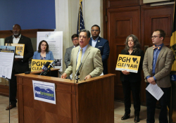 August 28, 2019: Sen. Costa joined area elected officials and PennEnvironment Research and Policy Center representatives to call for clean air initiatives.