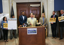 August 28, 2019: Sen. Costa joined area elected officials and PennEnvironment Research and Policy Center representatives to call for clean air initiatives.