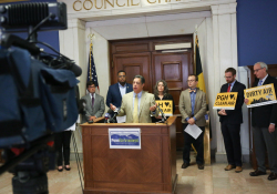 August 28, 2019: Sen. Costa joined area elected officials and PennEnvironment Research and Policy Center representatives to call for clean air initiatives.