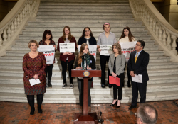 January 28, 2020: Senator Jay Costa joins PennEnvironment for Press Conference to releases the  Trouble in the Air Report.