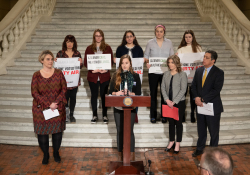 January 28, 2020: Senator Jay Costa joins PennEnvironment for Press Conference to releases the  Trouble in the Air Report.