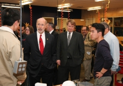 April 9, 2015: Senator Costa visits and tours the TechShop with Governor Wolf on the Jobs that Pay Tour