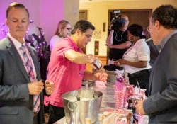 May 9, 2019: Senator Costa is a guest bartender at the Hilton Garden Inn in Oakland for the annual #Drink4Pink fundraiser for the Susan G Komen foundation. Proceeds go to finding a cure for breast cancer!