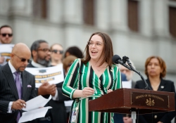 April 13, 2022: Senator Costa joins colleagues and activists at a Rally to Fully & Fairly Fund Education.