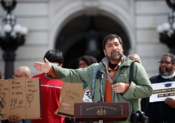 April 13, 2022: Senator Costa joins colleagues and activists at a Rally to Fully & Fairly Fund Education.