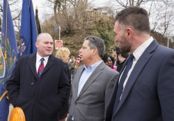 March 8, 2022: Senator Jay Costa Visits Site of Fern Hollow Bridge Collapse in Pittsburgh