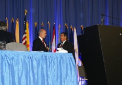 August 10, 2015: Senator Costa Attends the FOP - 62nd National Biennial Conference and Expo