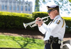 May 9, 2022: Senator Costa attends the Pennsylvania Fraternal Order of Police 27th Annual Memorial Service at the State Museum in Harrisburg.