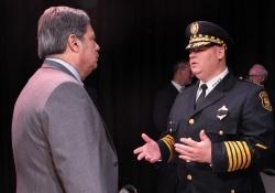 May 9, 2022: Senator Costa attends the Pennsylvania Fraternal Order of Police 27th Annual Memorial Service at the State Museum in Harrisburg.