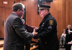 May 9, 2022: Senator Costa attends the Pennsylvania Fraternal Order of Police 27th Annual Memorial Service at the State Museum in Harrisburg.