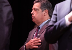 May 9, 2022: Senator Costa attends the Pennsylvania Fraternal Order of Police 27th Annual Memorial Service at the State Museum in Harrisburg.
