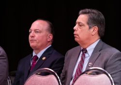 May 9, 2022: Senator Costa attends the Pennsylvania Fraternal Order of Police 27th Annual Memorial Service at the State Museum in Harrisburg.