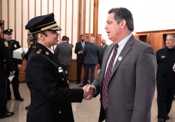 May 9, 2022: Senator Costa attends the Pennsylvania Fraternal Order of Police 27th Annual Memorial Service at the State Museum in Harrisburg.