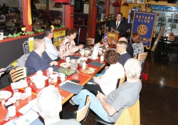 Marzo 25, 2015: Senator Costa visits the Forest Hills Rotary.