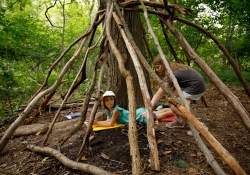 August 10, 2022: Senator Jay Costa visits the Frick Environmental Center Nature Camp.