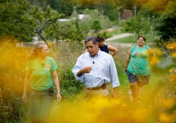 August 10, 2022: Senator Jay Costa visits the Frick Environmental Center Nature Camp.