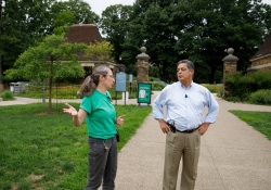 August 10, 2022: Senator Jay Costa visits the Frick Environmental Center Nature Camp.