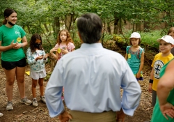 August 10, 2022: Senator Jay Costa visits the Frick Environmental Center Nature Camp.