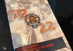 August 5, 2022: Senator Jay Costa receives the  2022 Josh Gibson Foundation G.I.B.S.O.N. award.