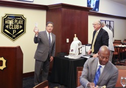 August 5, 2022: Senator Jay Costa receives the  2022 Josh Gibson Foundation G.I.B.S.O.N. award.