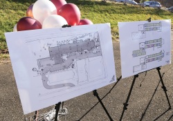 November 21, 2022: Sen. Costa speaks the groundbreaking for the Gladstone Residences project at Gladstone Middle School in Hazelwood.
