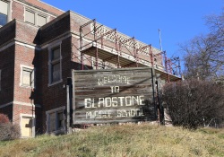 November 21, 2022: Sen. Costa speaks the groundbreaking for the Gladstone Residences project at Gladstone Middle School in Hazelwood.