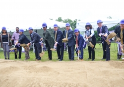 June 13, 2019: Sen. Costa joined local officials and Chatham U. staff for the groundbreaking of renovations at Graham Field in Wilkinsburg.