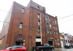 February 10, 2020: Sen. Costa tours the site of the future craft brewery and distillery in Hazelwood.