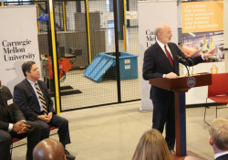 January 24, 2020: Sen. Costa joined Gov. Tom Wolf in Hazelwood to promote the governor’s proposed $12.35 million investment in developing innovation in the region.