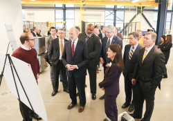 January 24, 2020: Sen. Costa joined Gov. Tom Wolf in Hazelwood to promote the governor’s proposed $12.35 million investment in developing innovation in the region.